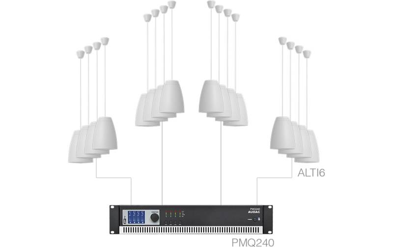 Audac LENTO 6.16 W Pendellautsprecher-Set von Audac