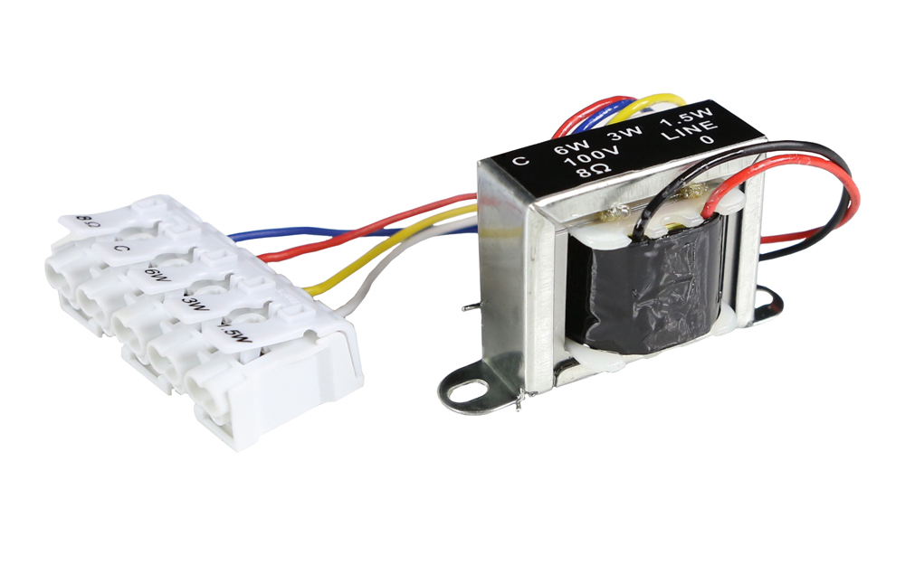 Audac TR 1006 F - 100 V Audioleitungstransformator 6W/3W/1,5W 8 Ohm Audac TR 1006 F - 100 V Audioleitungstransformator 6W/3W/1,5W 8 Ohm von Audac