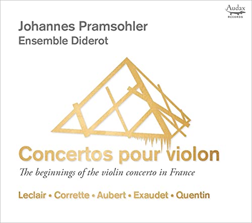 Concertos pour Violon von Audax Reco (Harmonia Mundi)