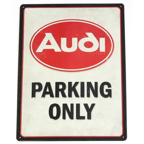 Audi A8-8974 Blechschild 3D-Prägung Stahlblech Schild, mit Text PARKING ONLY Audi A8-8974 Blechschild 3D-Prägung Stahlblech Schild, mit Text PARKING ONLY von Audi