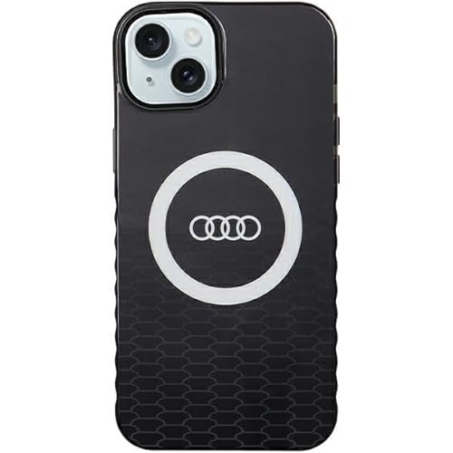 Audi IML Big Logo Case Hülle für iPhone 15 Plus / 14 Plus 6.7" Schwarz hardcase AU-IMLMIP15M-Q5/D2-BK von Audi