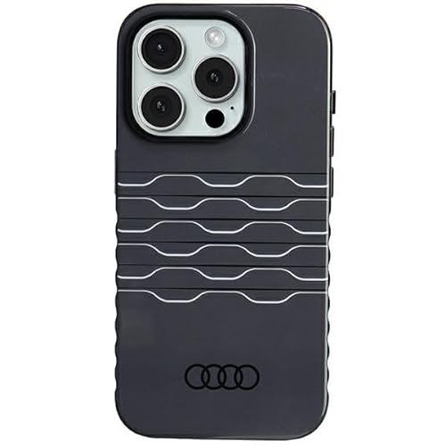 Audi IML Case Hülle für iPhone 15 Pro 6.1" Schwarz hardcase AU-IMLMIP15P-A6/D3-BK von Audi