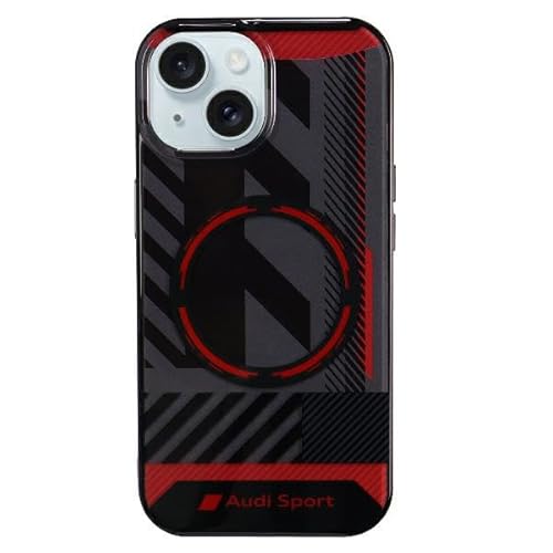 Audi IML Sport Case Hülle für iPhone 15/14 / 13 6.1" Schwarz hardcase AU-IMLMIP15-RSQ/D2-BK Audi IML Sport Case Hülle für iPhone 15/14 / 13 6.1" Schwarz hardcase AU-IMLMIP15-RSQ/D2-BK von Audi