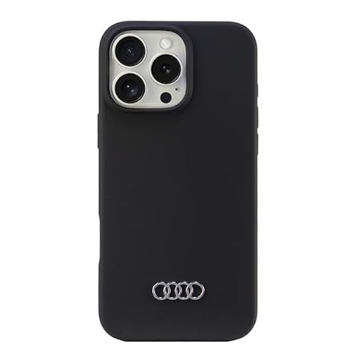 Audi Silikonhülle für iPhone 16 Pro Max 6.9" schwarz AU-LSRIP16PM-Q3/D1-BK von Audi