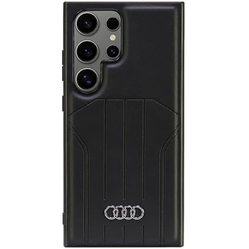 Audi Synthetic Leather Hülle für S24 Ultra S928 Schwarz hardcase AU-TPUPCMS24U-Q5/D1-BK von Audi