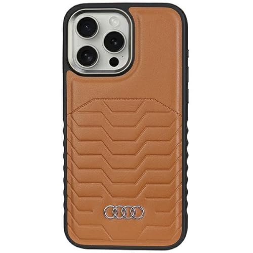 Audi Synthetic Leather Hülle für iPhone 15 Pro Max 6.7" braun hardcase AU-TPUPCMIP15PM-GT/D3-BN Audi Synthetic Leather Hülle für iPhone 15 Pro Max 6.7" braun hardcase AU-TPUPCMIP15PM-GT/D3-BN von Audi