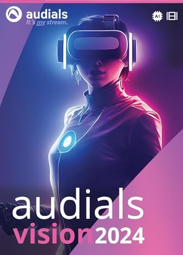 Audials Vision 2024 - Videos mit AI verbessern und organisieren | 1 Gerät | 1 Benutzer | PC Aktivierungscode per Email von Audials