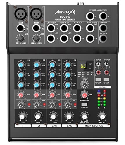 Audibax 802 FX Mesa Mezclas 6 Canales y Efectos Audibax 802 FX Mesa Mezclas 6 Canales y Efectos von Audibax