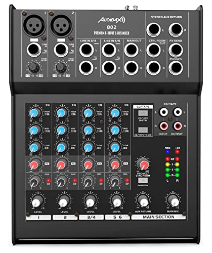 Audibax 802 Mesa Mezclas 6 Canales Audibax 802 Mesa Mezclas 6 Canales von Audibax