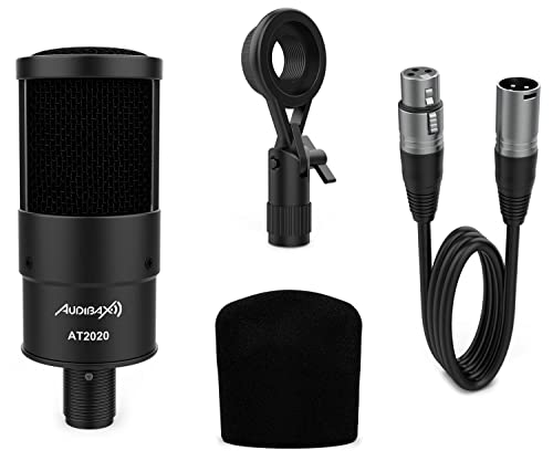Audibax AT2020 Micrófono Estudio Profesional Condensador Audibax AT2020 Micrófono Estudio Profesional Condensador von Audibax
