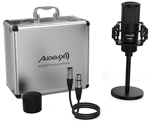 Audibax AT2020 Producer Pack Micrófono Estudio Profesional Condensador Audibax AT2020 Producer Pack Micrófono Estudio Profesional Condensador von Audibax