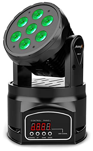 Audibax Iowa 70 cabeza Móvil Disco Wash 7 Led 8W. 4 en 1 RGBW, DMX Master/Esclavo Audibax Iowa 70 cabeza Móvil Disco Wash 7 Led 8W. 4 en 1 RGBW, DMX Master/Esclavo von Audibax