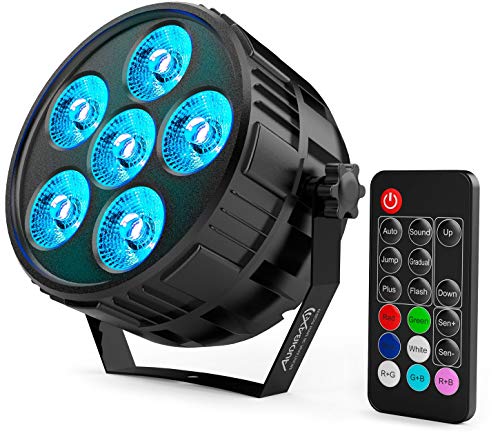 Audibax Montana 36 Mini RGBw 4 in 1 Foco Led Discoteca 36w + Mando von Audibax