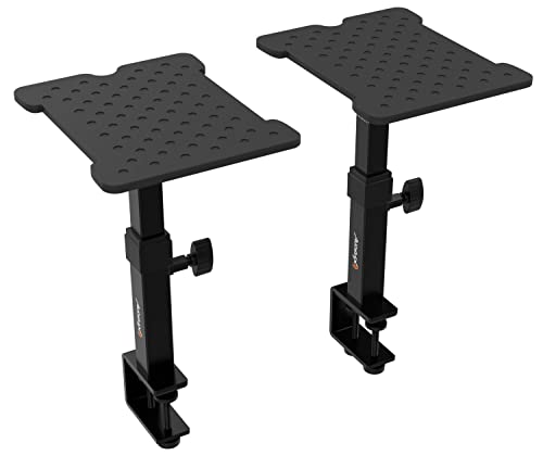 Audibax NEO STM-15 Soportes Monitores/Altavoces Estudio para Mesa Regulables (Pareja) von Audibax