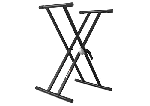 Audibax Onyx 130 Soporte Premium Tijera Doble para Teclado (Yamaha, Casio, Roland, Korg) von Audibax