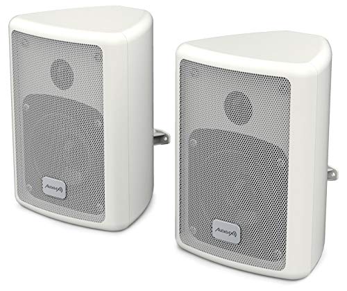 Audibax Pícolo PR-41W Pareja Altavoces Estantería HiFi y Sonorización 75 W Soporte Pared Incluido Blanco Audibax Pícolo PR-41W Pareja Altavoces Estantería HiFi y Sonorización 75 W Soporte Pared Incluido Blanco von Audibax