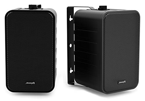 Audibax Pícolo PR-42 Black Altavoces Estantería HiFi y Sonorización Negros Con Soportes de Pared Audibax Pícolo PR-42 Black Altavoces Estantería HiFi y Sonorización Negros Con Soportes de Pared von Audibax