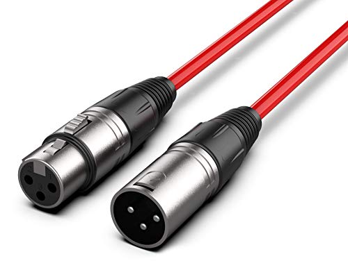 Audibax Silver Cable XLR Macho-XLR Hembra 30 Metros Rojo Audibax Silver Cable XLR Macho-XLR Hembra 30 Metros Rojo von Audibax