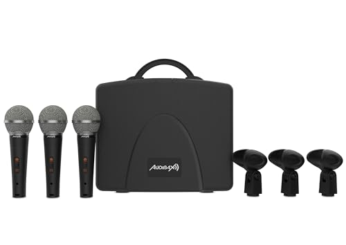 Audibax Tokyo XM1800 Pack Maleta Con 3 Micrófonos Dinámicos + Maleta + Pinzas Audibax Tokyo XM1800 Pack Maleta Con 3 Micrófonos Dinámicos + Maleta + Pinzas von Audibax