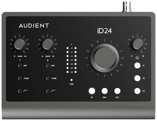 Audient Audio Interface iD24 Monitor-Controlling, inkl. Software von Audient