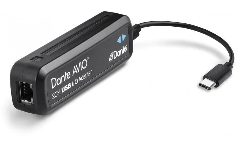 Audinate Dante AVIO USB-C IO Adapter 2x2 Kanal von Audinate