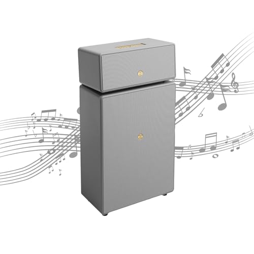 Audio Pro Drumfire II - Kraftvoller WiFi Multiroom Speaker - Kabellos mit Bluetooth –Tragbarer Lautsprecher mit AirPlay2, Google Cast, Spotify Connect - Grau Audio Pro Drumfire II - Kraftvoller WiFi Multiroom Speaker - Kabellos mit Bluetooth –Tragbarer Lautsprecher mit AirPlay2, Google Cast, Spotify Connect - Grau von Audio Pro