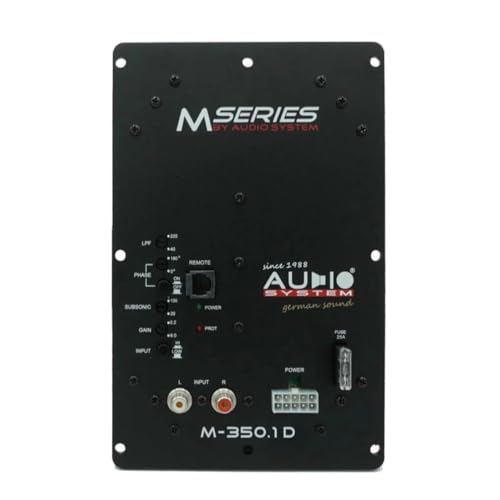 Audio System M-350.1 D 1-Kanal Mono Digital Verstärker 350 Watt RMS von Audio System