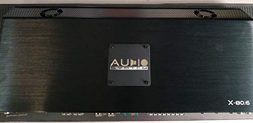 Audio System X-80.6 X—-ION SERIES 6-Kanal Endstufe X80.6 von Audio System