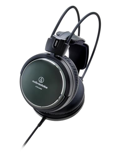 Audio-Technica A990Z Geschlossener Hi-Fi-Kopfhörer Dunkelgrün Metallic Gehalten von Audio-Technica
