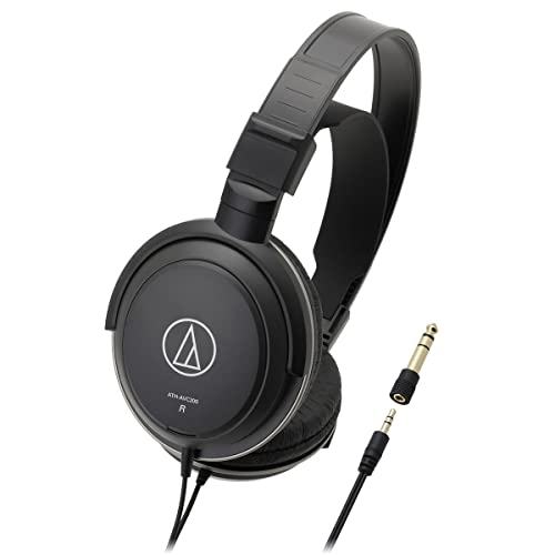 Audio-Technica ATH-AVC200 SonicPro Over-Ear-Kopfhörer, geschlossene Rückseite, Schwarz von Audio-Technica