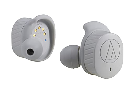 Audio-Technica ATH-SPORT7TW Wireless Sport-Kopfhörer - Grau von Audio-Technica