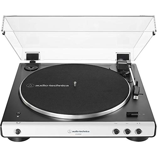 Audio-Technica LP60XBTWH Vollautomatischer Stereo-plattenspieler mit Riemenantrieb Weiß von Audio-Technica