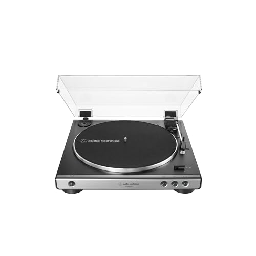 Audio-Technica LP60XUSBGM Vollautomatischer Stereo-plattenspieler mit Riemenantrieb (analog & usb) Gunmetal von Audio-Technica