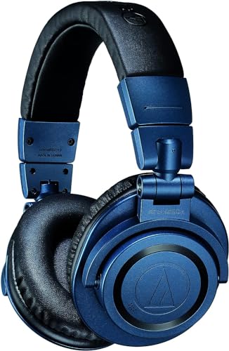 Audio-Technica M50xBT2DS Kabelloser Kopfhörer Dunklem Blau Audio-Technica M50xBT2DS Kabelloser Kopfhörer Dunklem Blau von Audio-Technica