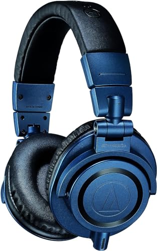 Audio-Technica M50xDSr Professioneller Monitorkopfhörer Limited-Edition Dunklem Blau von Audio-Technica