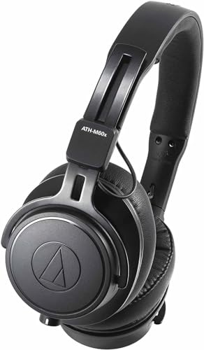 Audio-Technica M60x Professioneller Ohraufliegender Monitorkopfhörer Schwarz Audio-Technica M60x Professioneller Ohraufliegender Monitorkopfhörer Schwarz von Audio-Technica
