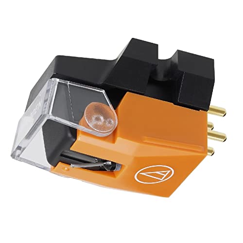 Audio-Technica VM530EN Dual-Moving-Magnet-Stereotonabnehmer mit elliptischer Nadel Orange von Audio-Technica
