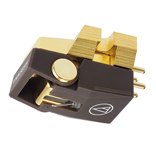 Audio-Technica VM750SH Dual-Moving-Magnet-Stereotonabnehmer mit Shibata-Nadel Braun von Audio-Technica