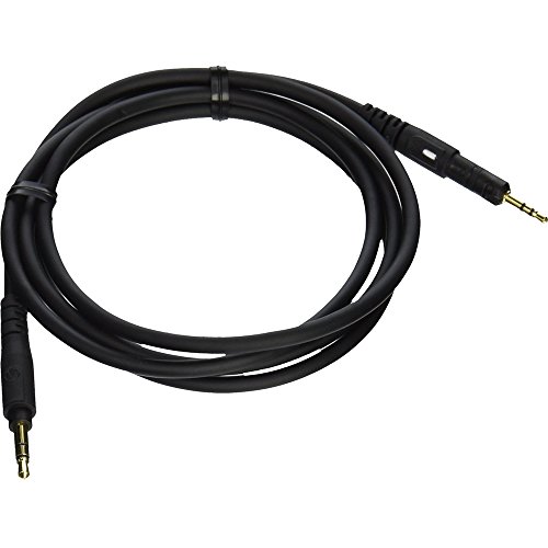 Spiralkabel HP-CC von Audio-Technica als Ersatzteil für Kopfhörer der M-Serie Kurzes schwarzes Kabel von Audio-Technica