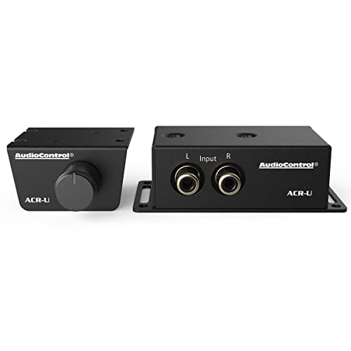 AudioControl ACR-U Universal Fernbedienung 12V / 2X Cinch RCA Audio Kanäle/Line Level/inkl. 0,5m CAT5e Kabel (schwarz) von AudioControl