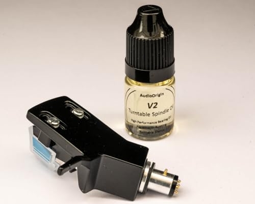 Gerades Tonarm-Headshell, Halterung, Schwarz, AT-VM95C-Tonabnehmer, Diamond-Tonabnehmer passt Yamaha Vinyl 500, TT-N503, TT-S303 von AudioOrigin