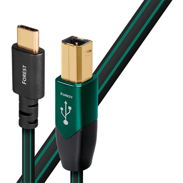 AudioQuest Forest USB-B to USB-C USB-Kabel von AudioQuest