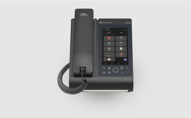 AudioCodes TEAMS-C470HD-DBW - IP-Telefon - Schwarz - Kabelgebundenes Mobilteil - 14 cm (5.5 ) - 720 x 1280 Pixel - USB (TEAMS-C470HD-DBW) von Audiocodes