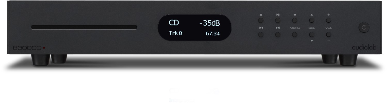 8300CD CD-Spieler aluminium schwarz von Audiolab