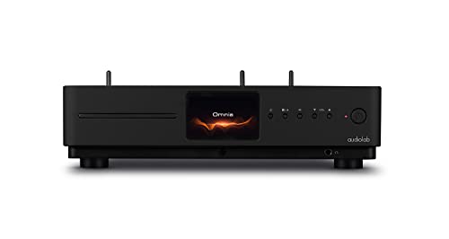 Audiolab Omnia Hi-Res All-in-One Musik-Streaming-System mit CD-Player, Play-Fi, MQA, Roon getestet, Schwarz von Audiolab