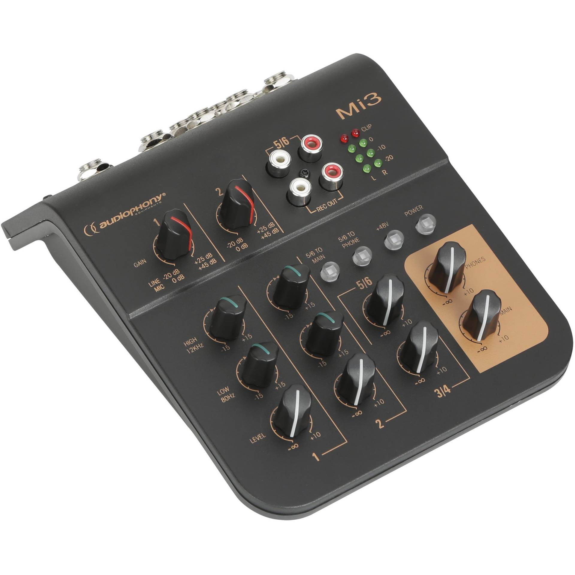 Audiophony Mi3 Compact 3-Channel Mixer Audiophony Mi3 Compact 3-Channel Mixer von Audiophony