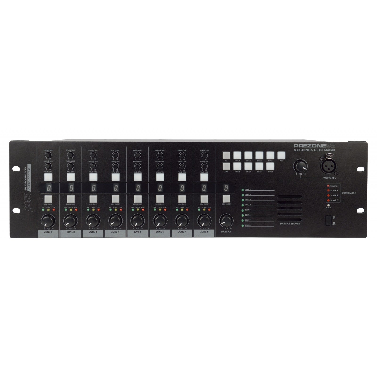 Audiophony PREZONE88 Analogue Matrix Mixer x8 I/O Audiophony PREZONE88 Analogue Matrix Mixer x8 I/O von Audiophony