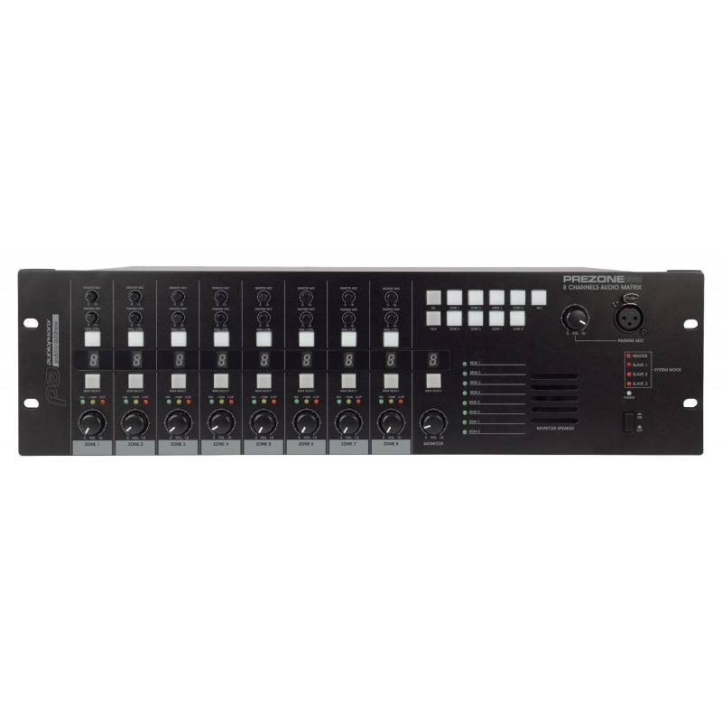 Audiophony PREZONE88 Analogue Matrix Mixer x8 I/O von Audiophony