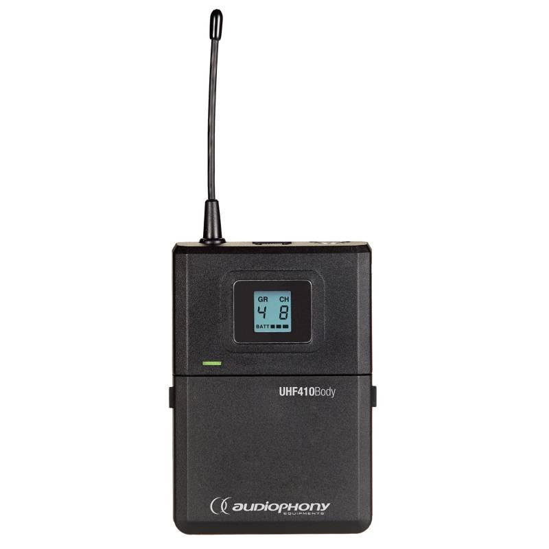 Audiophony UHF410-BODY-F5 UHF Beltpack Transmitter (514 - 564 MHz) von Audiophony