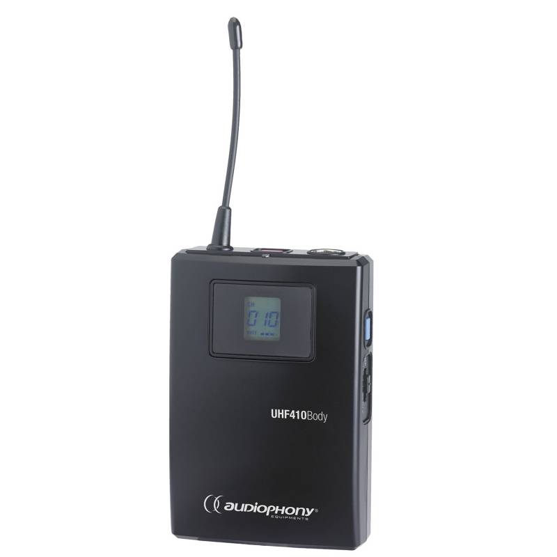 Audiophony UHF410-Body Beltpack Transmitter 823-832 / 863-865 MHz von Audiophony